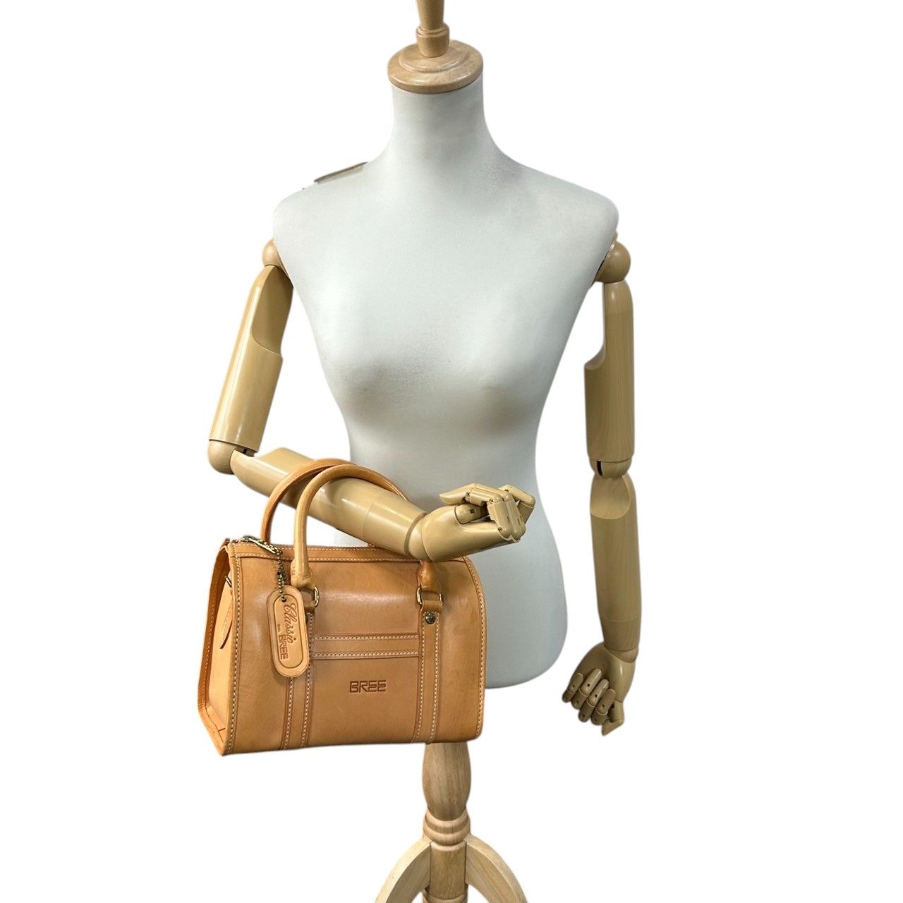 美品】BREE ブリー 2WAY ボストンバッグ ハンドバッグ