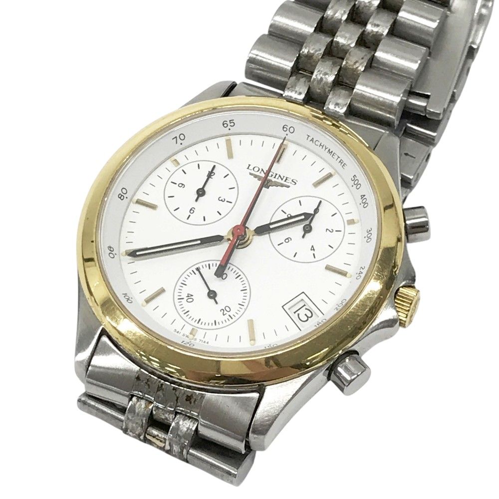 腕時計 ロンジン LONGINES B034 LONGINES ロンジン 7144 フラッグシップ クォーツ腕時計