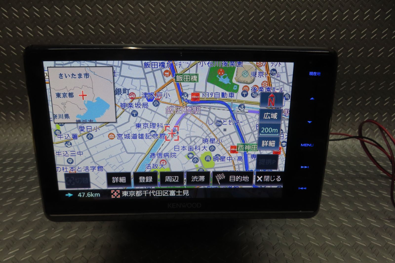 2022年/美品/完動品保証付☆W6555/ケンウッド メモリーナビ MDV-S810F