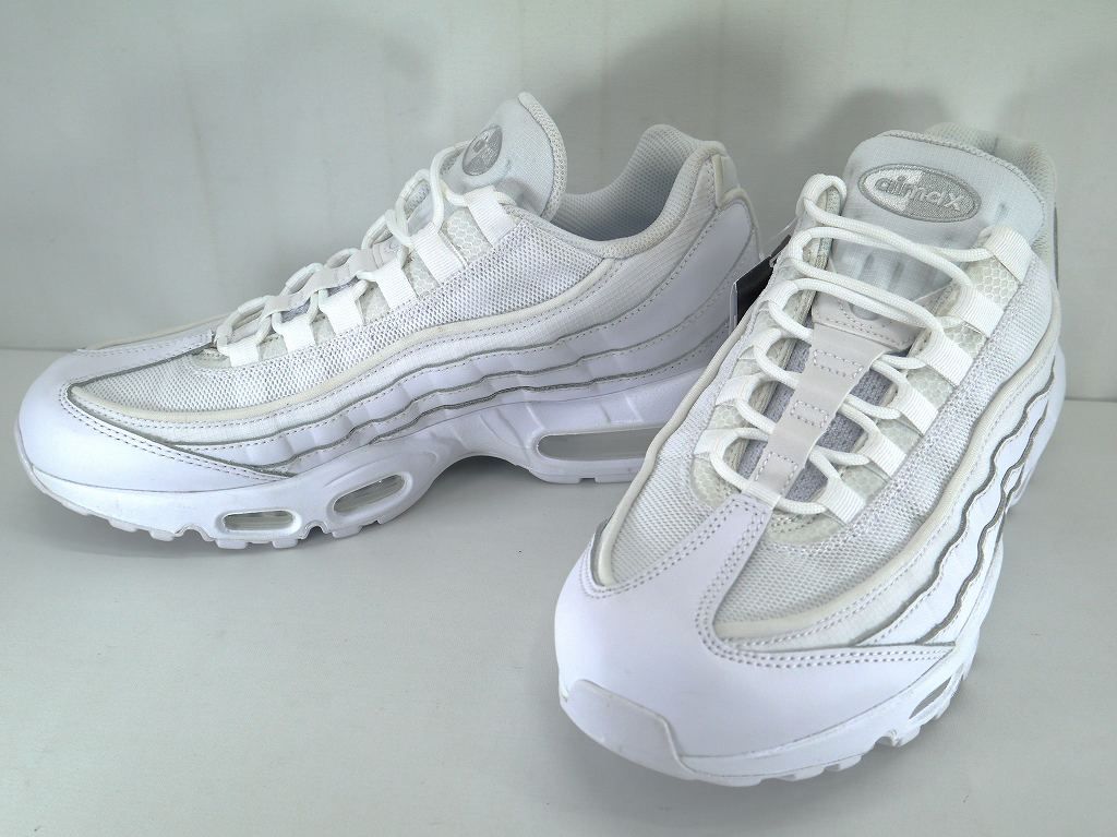 s23t-0111t【中古】NIKE AIR MAX 95 Essential White Grey Fog CT1268