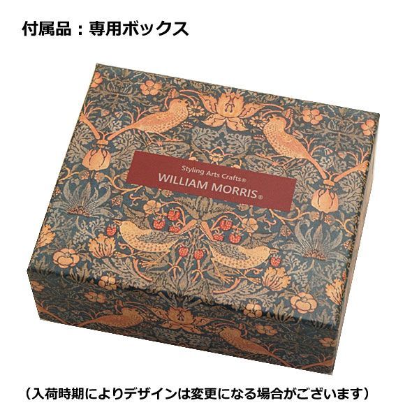 新品】ウィリアムモリス WILLIAM MORRIS いちご泥棒 ブローチ