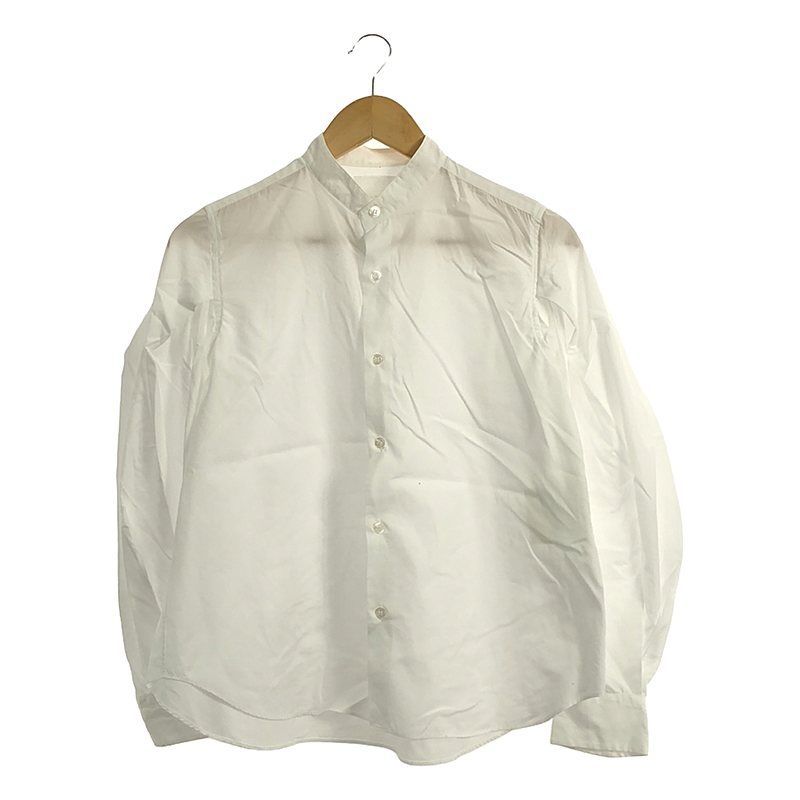 noir kei ninomiya / ノワールケイニノミヤ | 2020AW | バンドカラーシャツ | S | ホワイト | レディース NOIR KEI NINOMIYA | COTTON BROAD LONG SLEEVE SHRT