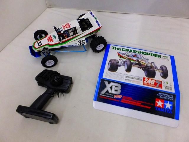 同梱不可 ホビー TAMIYA タミヤ グラスホッパー 1|10 電動 RCカー レーシング バギー プロポ サーボ 替えタイヤ 付き 未走行