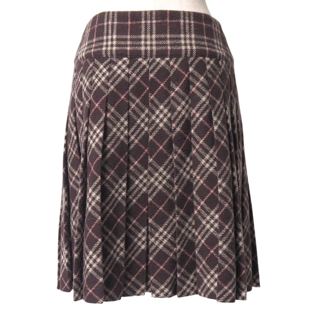 未使用タグ付き❤️バーバリーブルーレーベル　ラッププリーツミニスカート38 □美品□BURBERRY BLUE LABEL バーバリーブルーレーベル