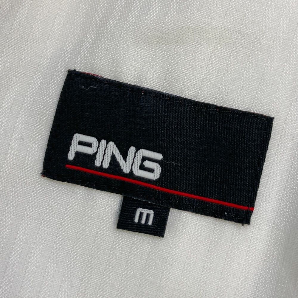 サイズ：M PING ピン ストレッチジョガーパンツ ホワイト系