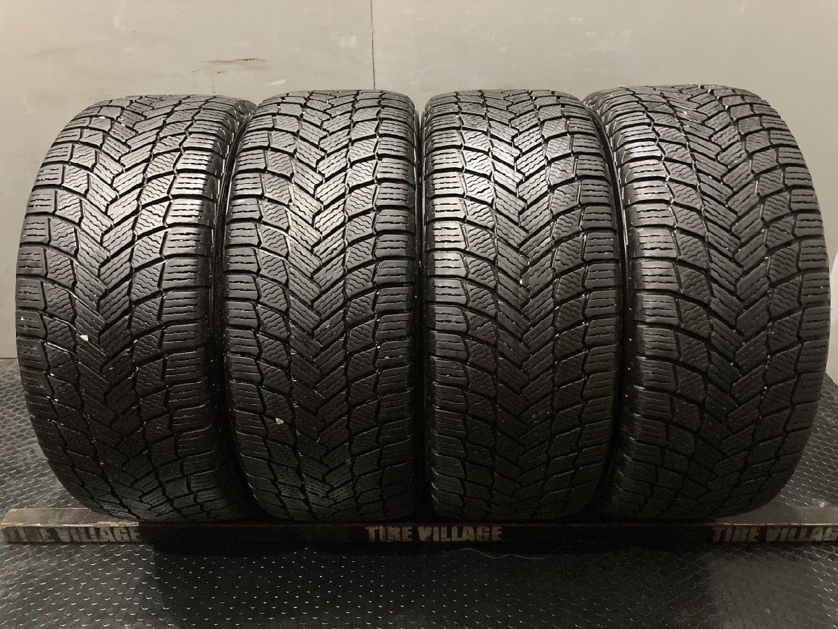 MICHELIN X-ICE SNOW 225/45R17 17インチ スタッドレス 4本 20年製 バリ溝 ベンツ/Aクラス/Bクラス/Cクラス等　(VTP917)