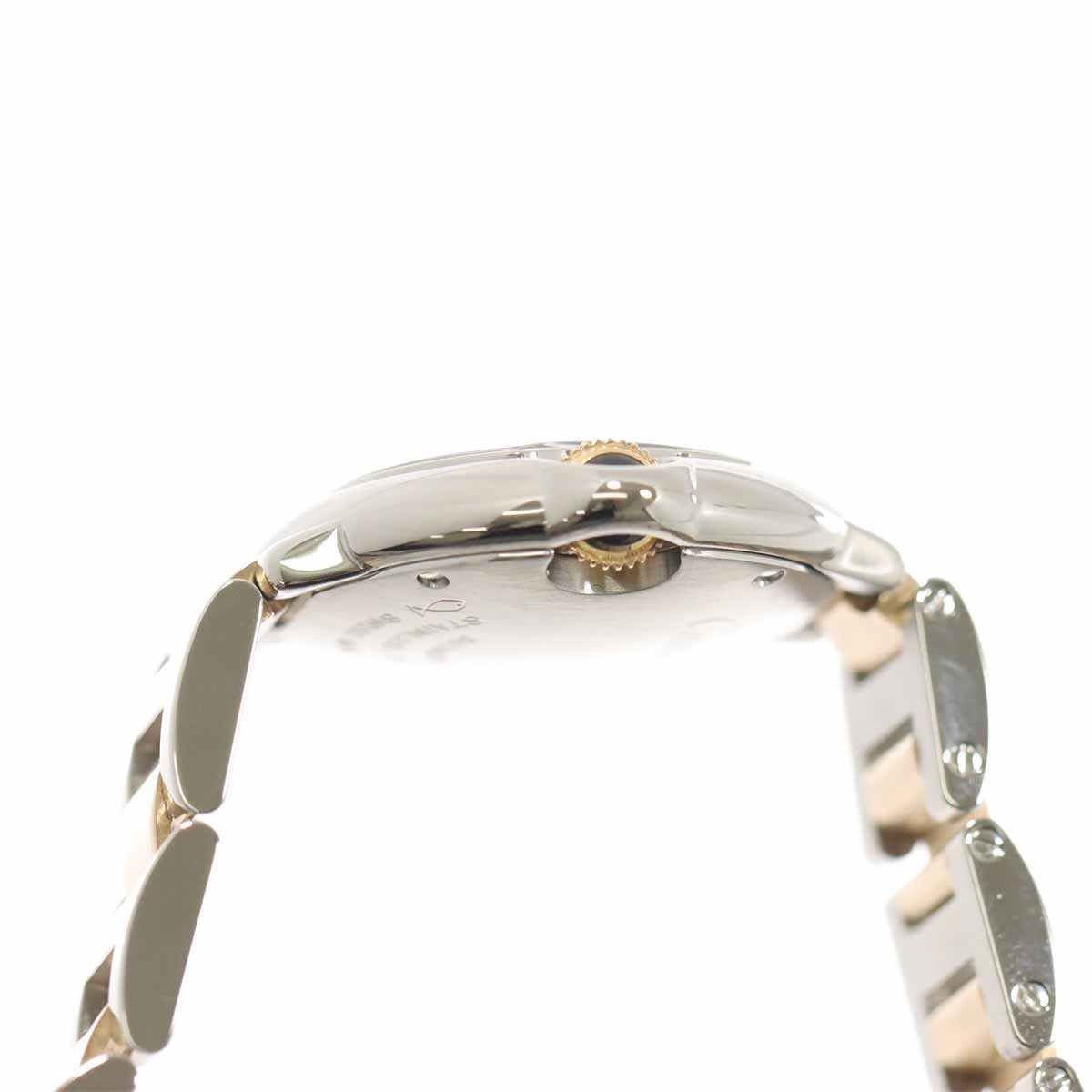カルティエ Cartier バロンブルー SM 28mm コンビ W6920034 レディース 腕時計 ピンクシェル PG クォーツ ballon bleu 90275662 カルティエ Cartier バロンブルー SM 28mm コンビ W6920034 レディース
