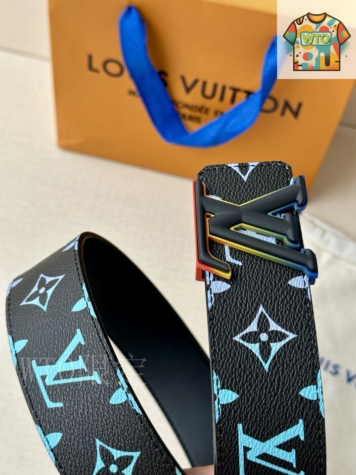 ルイヴィトン　ベルト 今日WTO】Louis Vuitton ルイヴィトン レザーベルト-1-GFX16