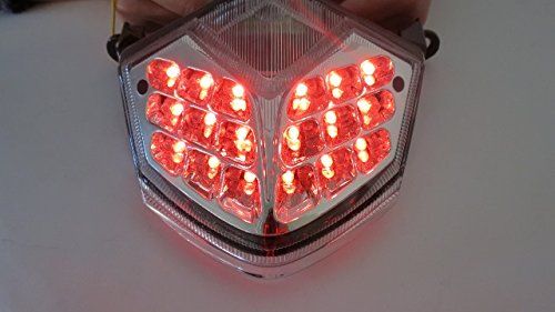 専用　透明 Z750 Z1000 ZX-10R ZX-6R 636 LEDテール ウインカークリア 300 LED