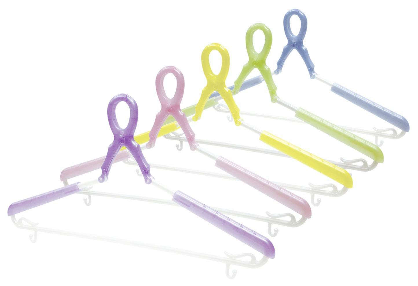 伸縮式 伸びる 衣類用 洗濯 物干し 乾きやすい 風で落ちない スライドキャッチ式 型くずれ防止 パット付スライドキャッチハンガー 6991 組 セット 入 洗濯ハンガー 所