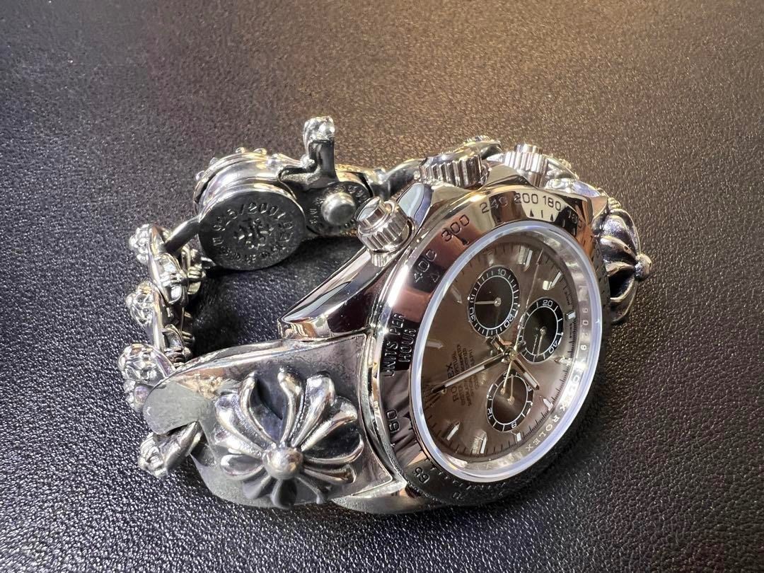 ⭐️JEN Watch 全花コマウォッチクラッシュベルト 17cm 刻印有 - メルカリ