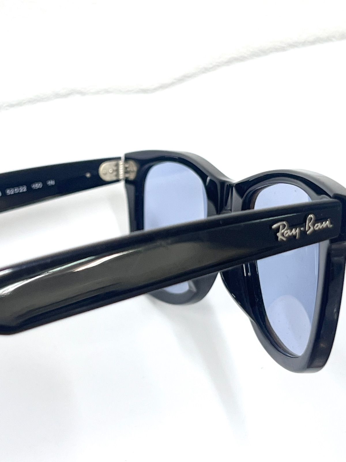 Ray-Ban RB2140 ブラック ブルーレンズ サングラス Ray-Ban レイバン サングラス ライトブルー ライトカラー