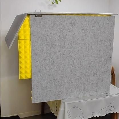 簡易防音室防音ボックス防音ブース防音室 1人用 防音 室 自作防音マスク吸音パネル防音室 1人用防音材防音小屋 パーテーションン 遮音材 折りたたみ 組み立て式