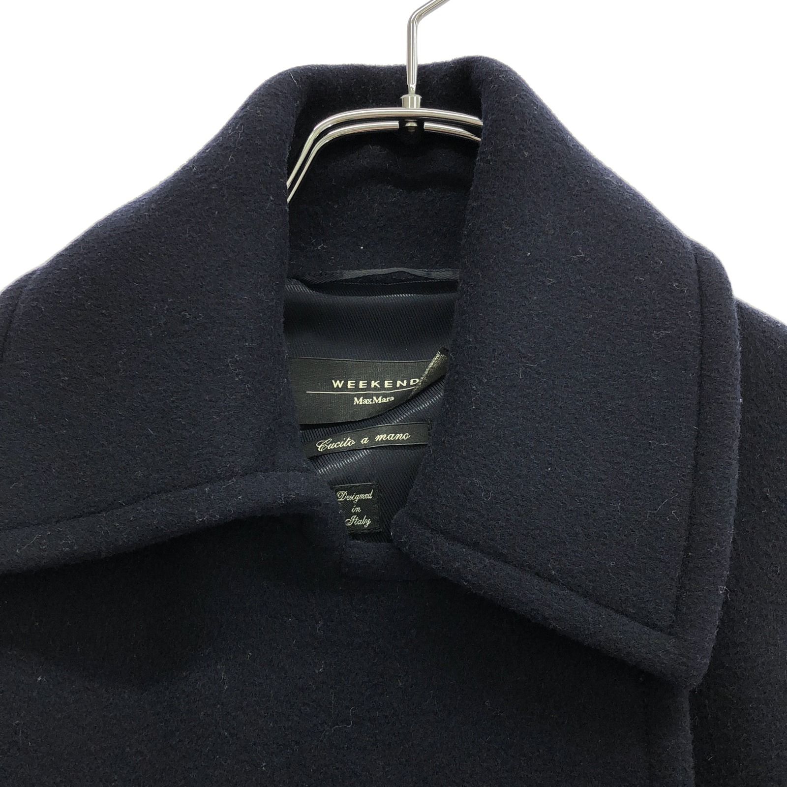 シークエル ラインプリントメルトンPコート メンズ L SEQUEL