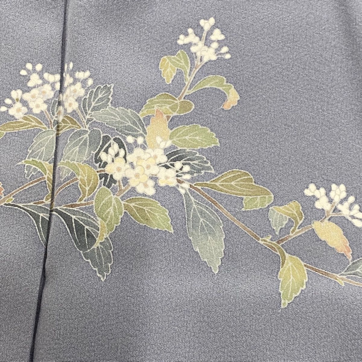 訪問着 身丈177.5cm 裄丈67cm 未仕立て 仮絵羽 岡村蒼風 落款