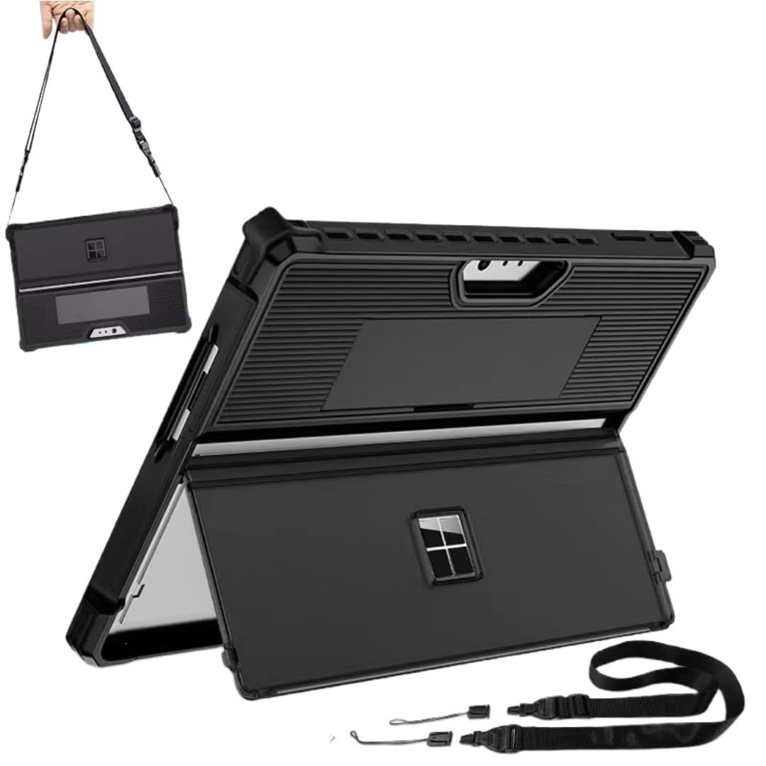 Size Surface Pro11|Pro10|Pro9_Color ブラック Surface Pro 11|Surface Pro 10|Surface Pro 9 ケース 耐衝撃 キーボード対応 スタンド機能対応surface Pro9 Pro10Pro