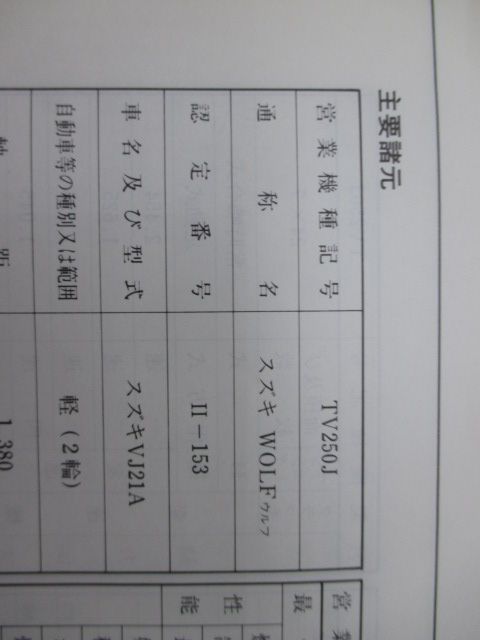 正規 バイク