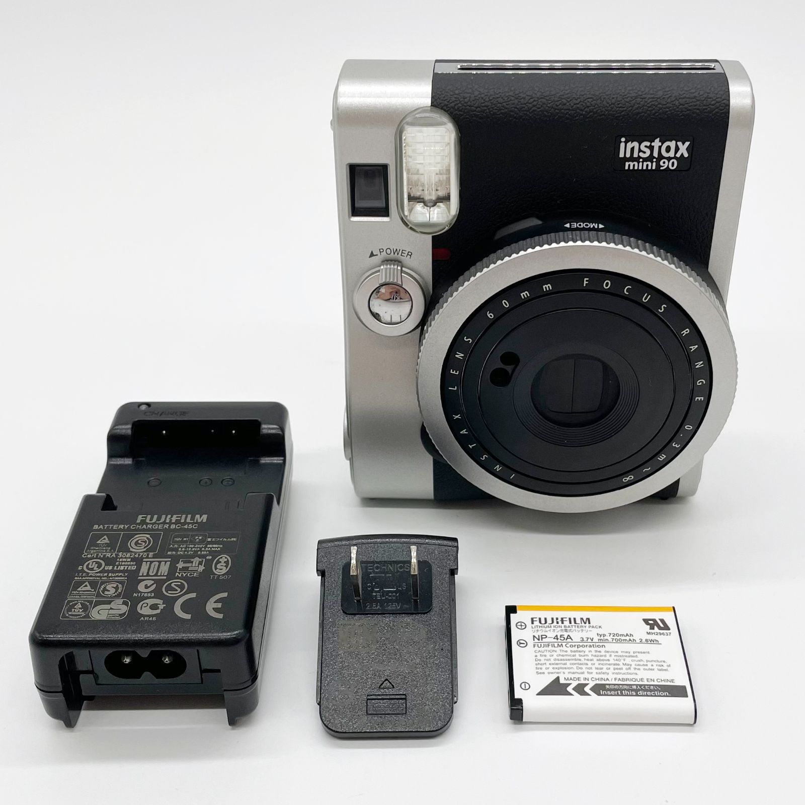 上品 FUJIFILM フジフイルム インスタントカメラ instax mini 90 チェキ ネオクラシック