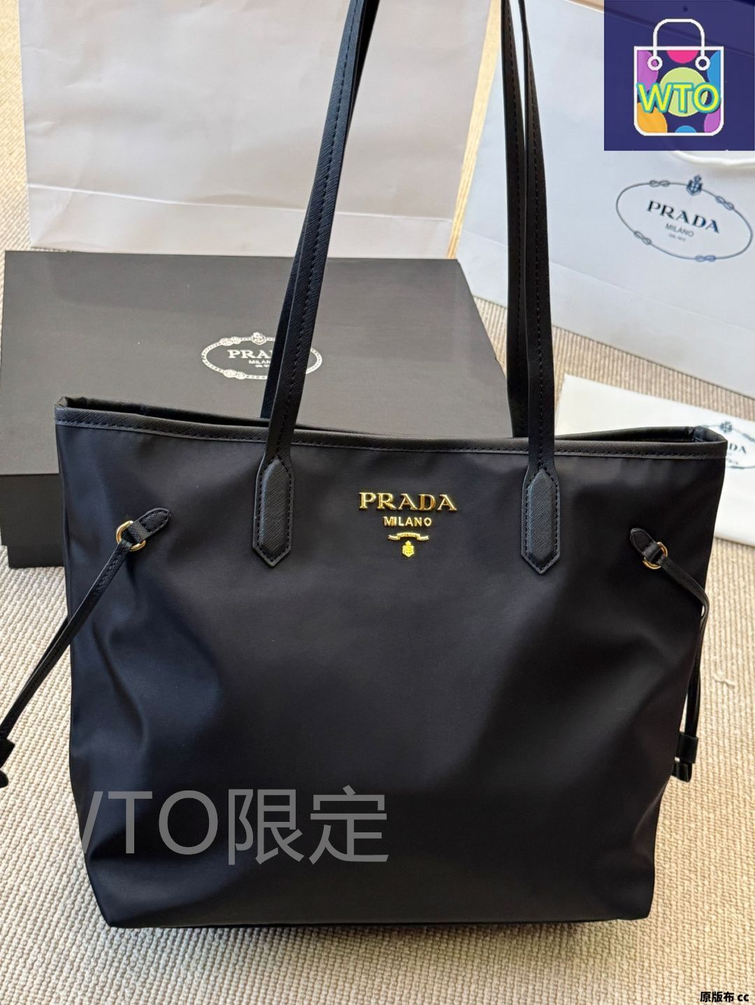 6万取引突破★UPS速達便利用【PRADA】1BG335 2DKV_トートバッグ 6万取引突破☆UPS速達便利用！【PRADA☆プラダ】バッグ (PRADA
