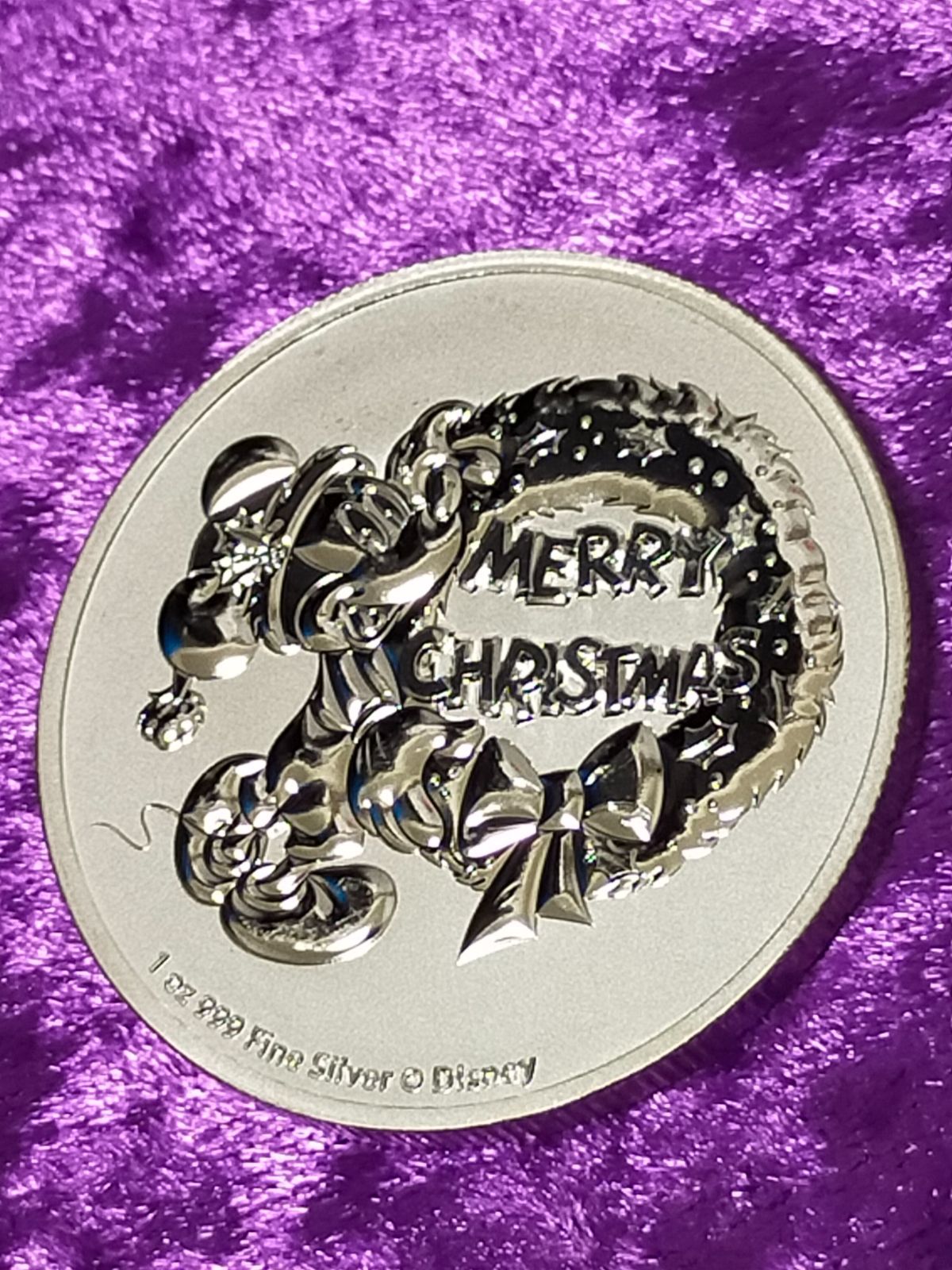 2021年 ニウエ 『ディズニー ミッキーマウス クリスマス 』 純銀