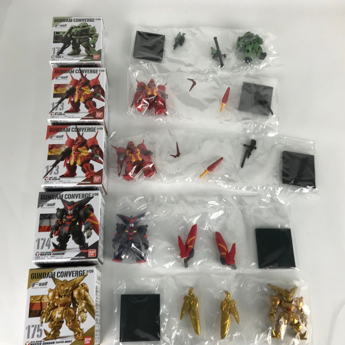 □□ ガンダムコンバージ FW GUNDAM CONVERGE #09 トップ 169/170/171