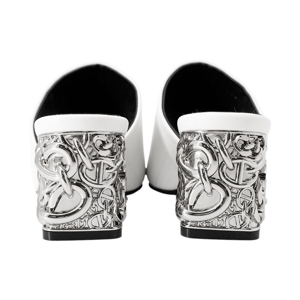 エルメス サンダル グロッシー 60 レザー レディースサイズ37 HERMES 靴 白 KIN-KAAI_COM