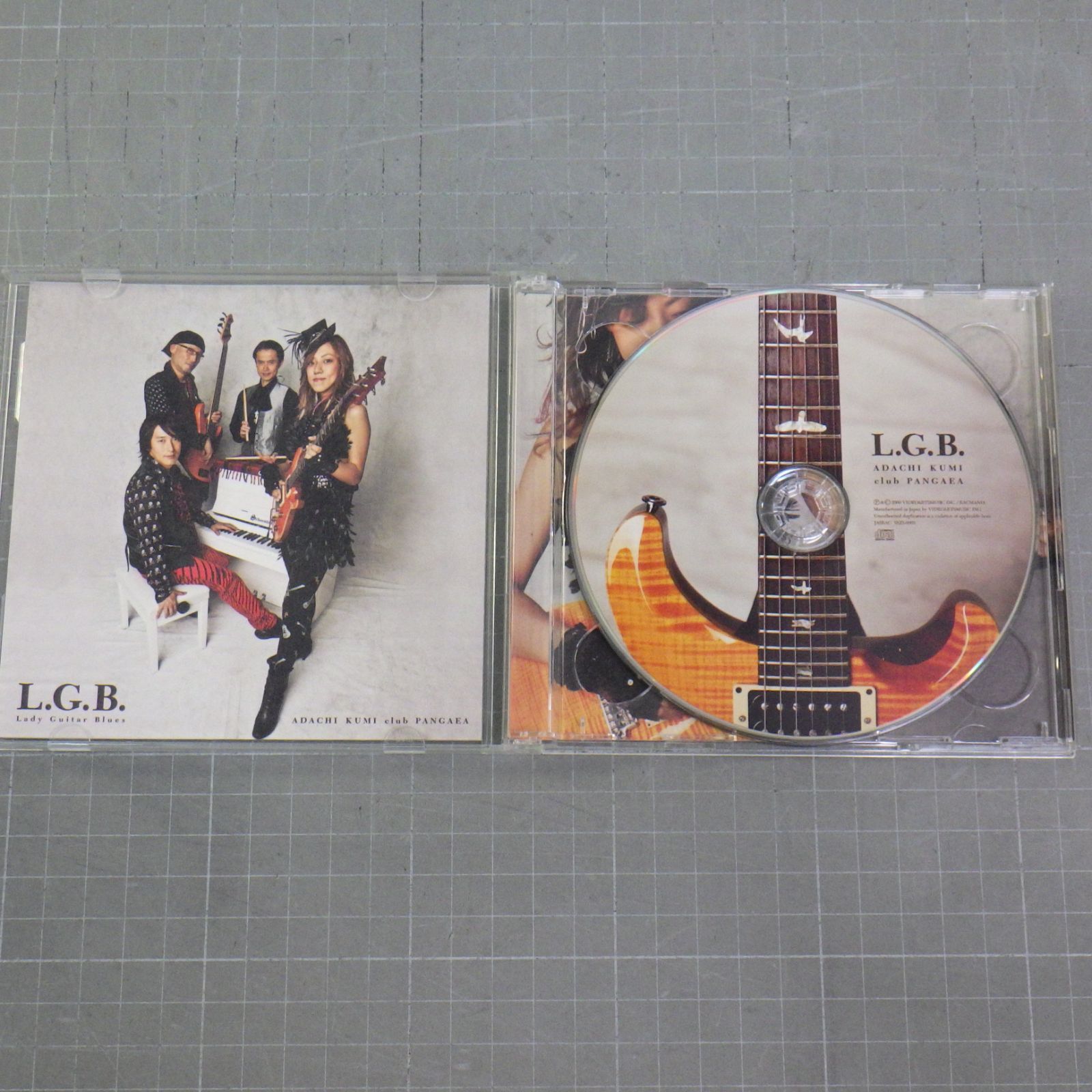 安達久美クラブパンゲア／３ｒｄ　アルバム『Ｌ．Ｇ．Ｂ．』初回限定盤ＣＤ＋ＤＶＤ 安達久美 クラブパンゲア 「L.G.B. Lady Guitar Blues」CD+DVD 2枚組