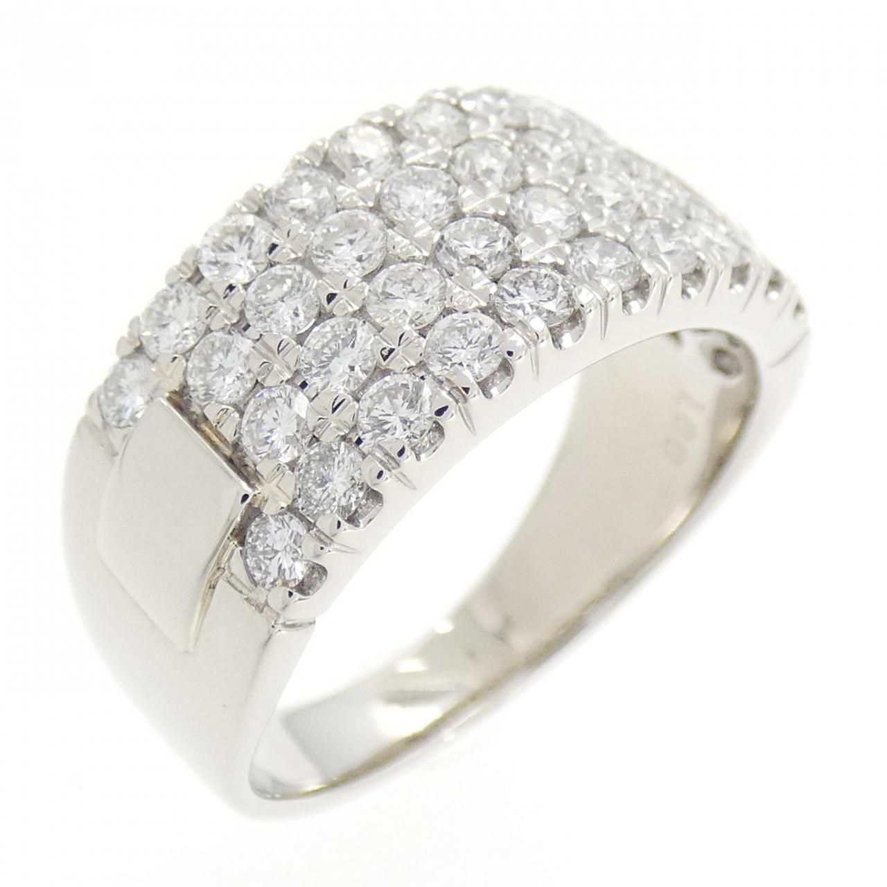 PT900 パヴェ ダイヤモンド リング 1.00CT - メルカリ