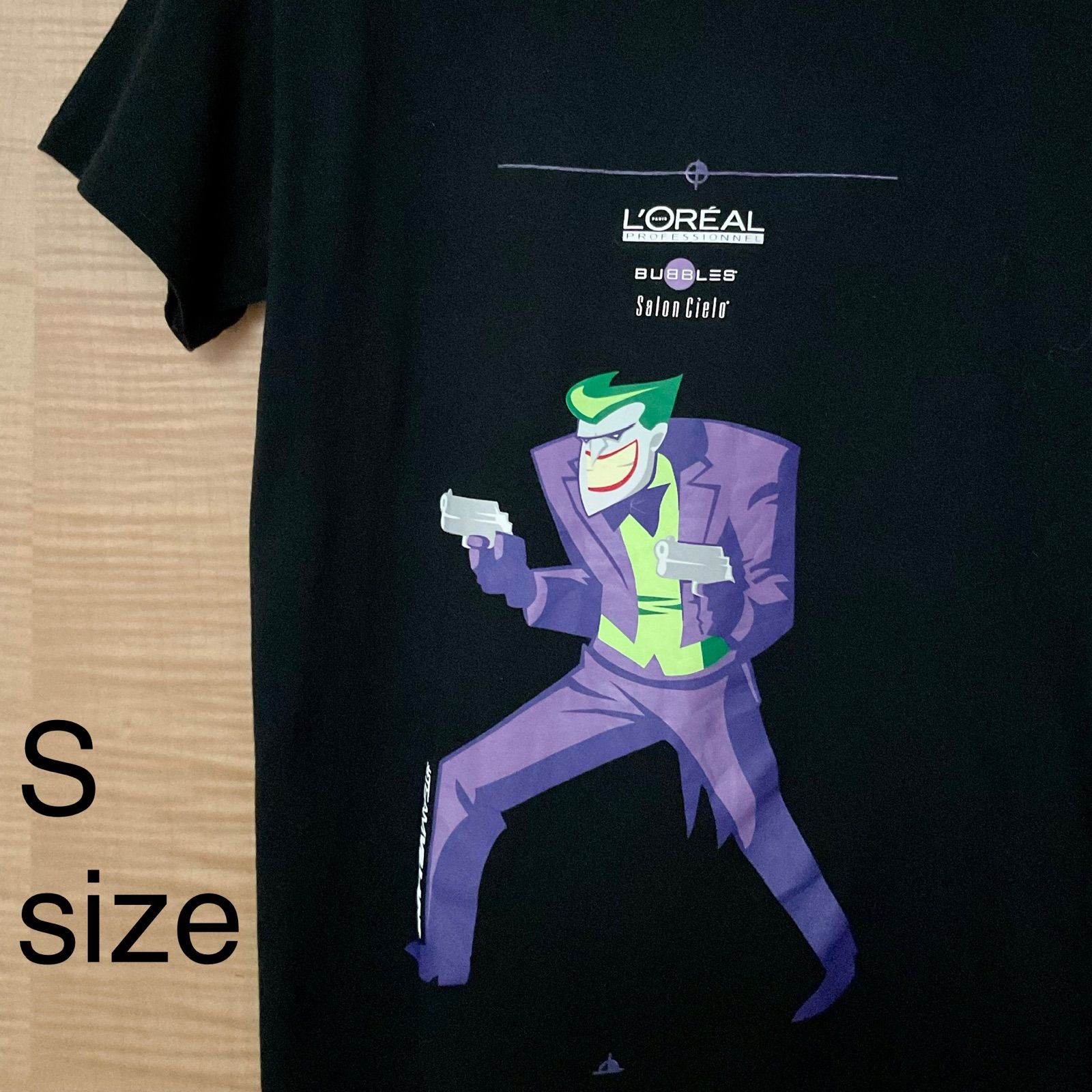 US古着 ジョーカーJoker バットマン アメコミDCコミック 半袖tシャツ黒 