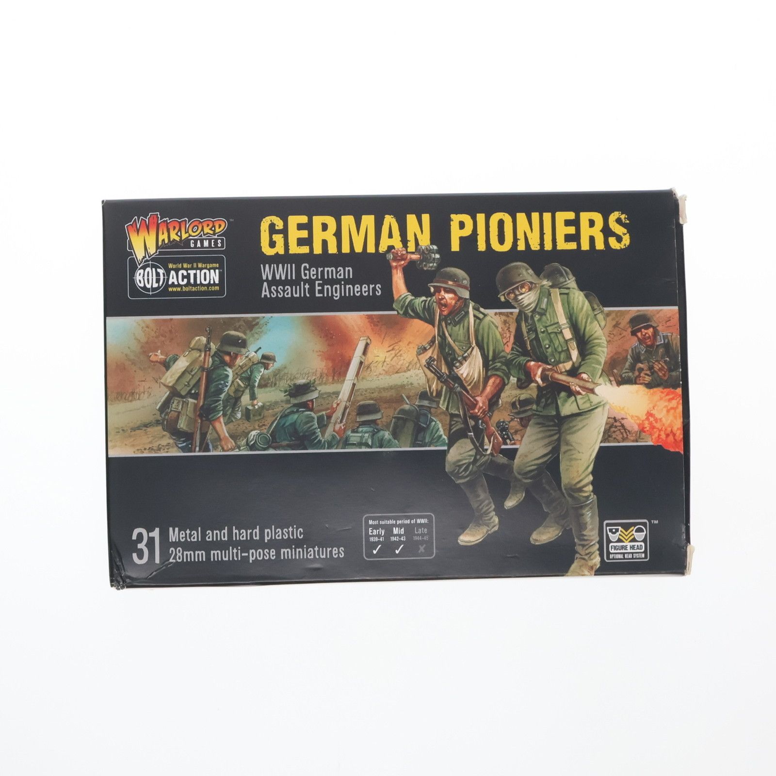 ボルトアクション German Pioniers WWII German Assault Engineers 28mm プラモデル(402012002) Warlord Games(ウォーロードゲームズ)