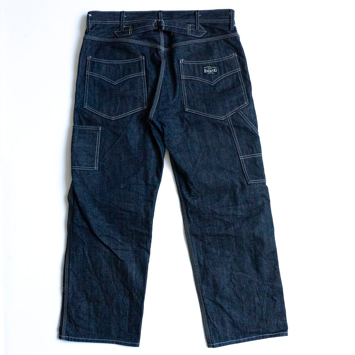 美品/濃紺】EIGHT-G【Lot,8WK-05 Double Knee Denim Painter's 美品/濃紺】EIGHT-G【Lot,8WK-05 Double Knee Denim Painter's