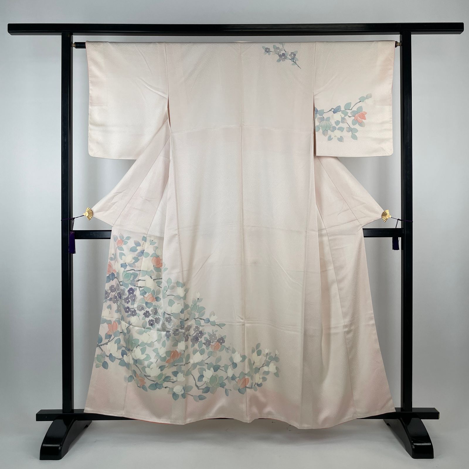 極品迫力ある松の美しい無線友禅訪問着