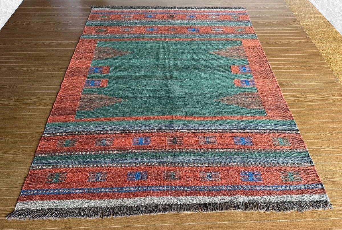 200×146】イラン直輸入☆シーラーズ産キリム・KILIM□3025-50-H - メルカリ