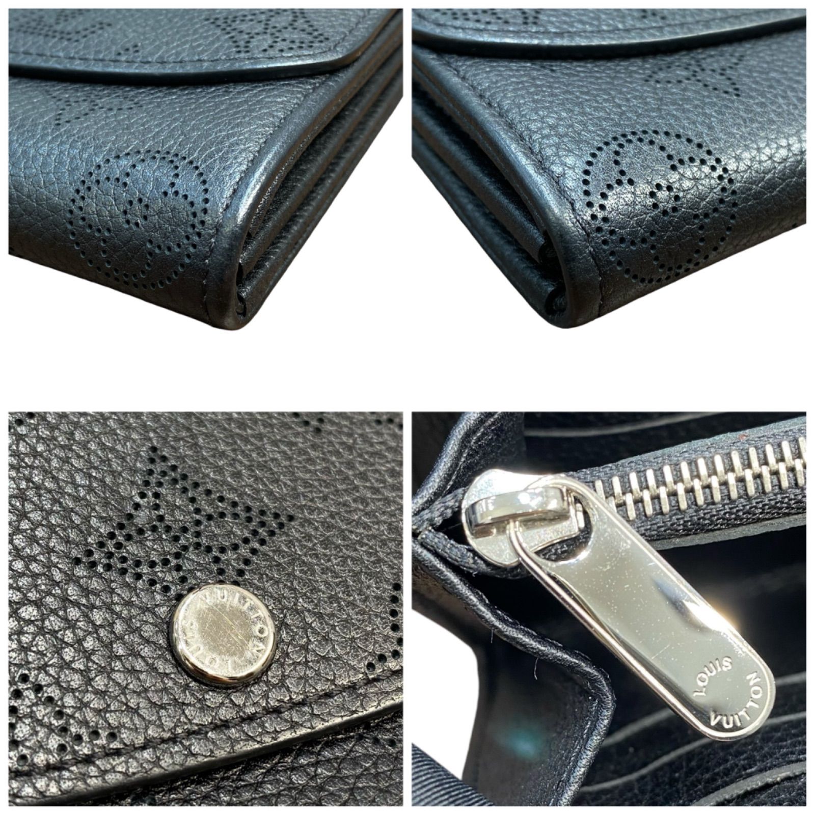 ○【美品】LOUIS VUITTON ルイヴィトン マヒナ ポルトフォイユ イリス  