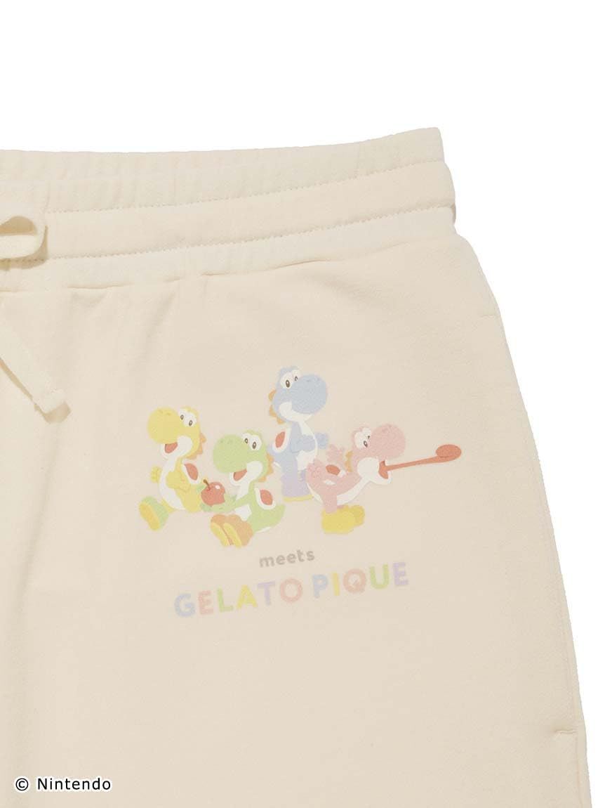 PMCT252342 HOMMEキノピオ＆ヨッシー裏毛プルオーバー-ハーフパンツセット