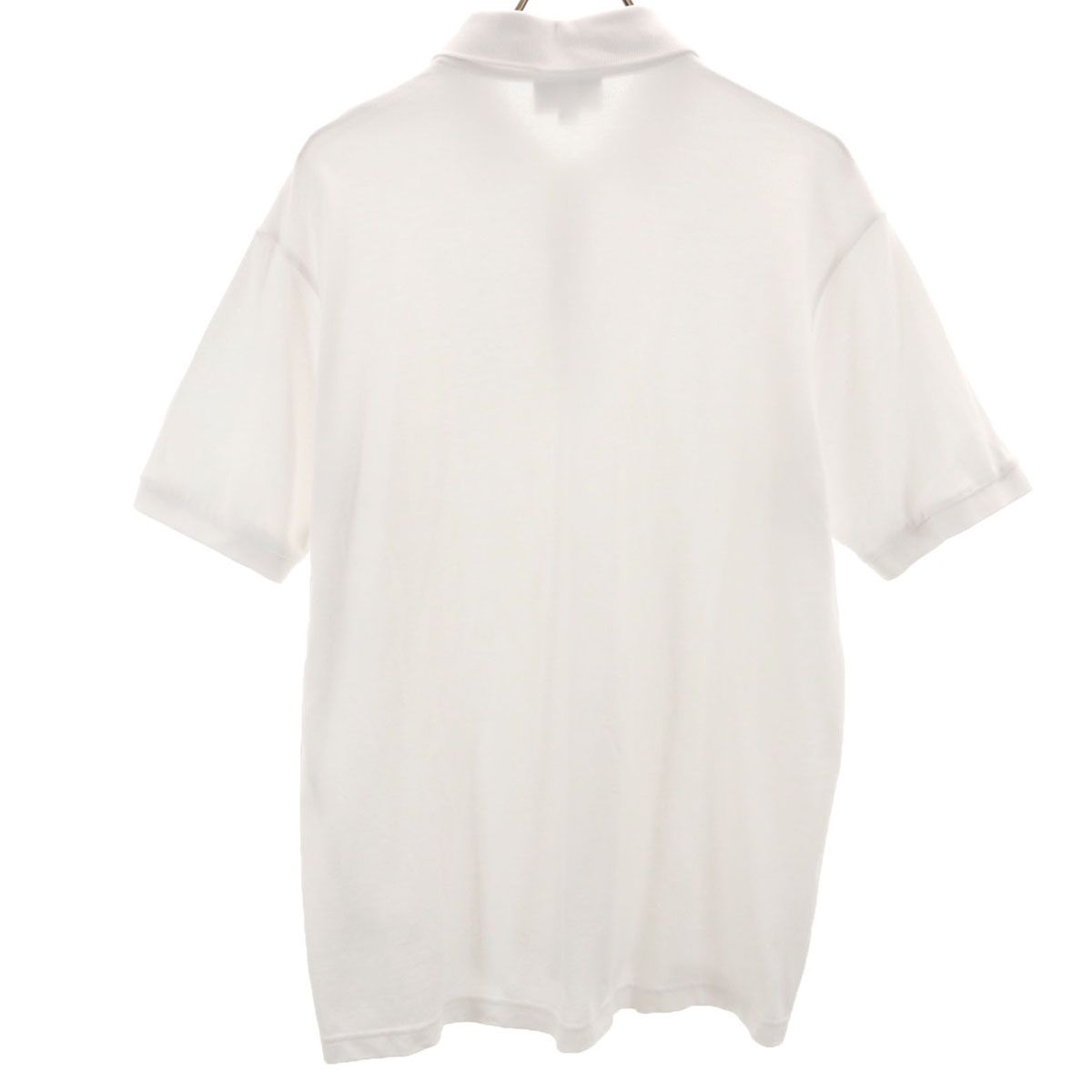 LACOSTE ラコステ 半袖 ポロシャツ L ホワイト CLASSIC FIT メンズ