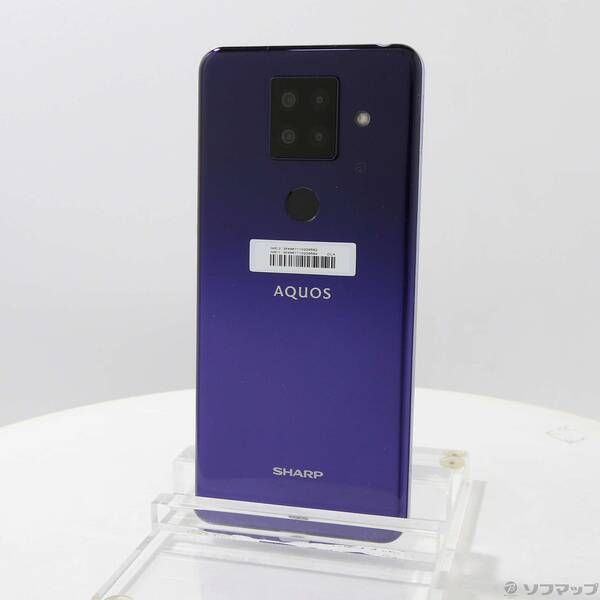 中古品〕 AQUOS sense4 plus 128GB パープル SH-M16 楽天 SIM