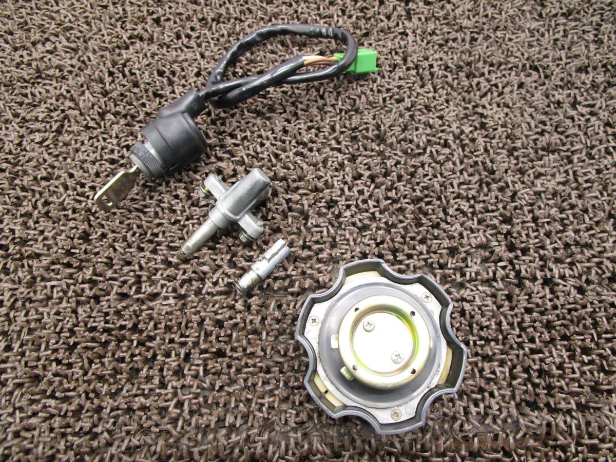 KSR-1 メインキーセット A5451 タンクキャップ MX050B カワサキ MX050BE キャブ車 12V BRIGHTFACE_UK