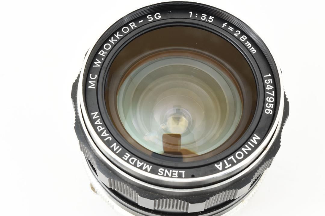 Minolta MC W.ROKKOR-SG 28mm F3.5 F081 - メルカリ