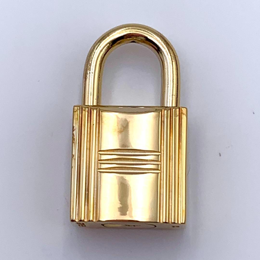 HERMES エルメス カデナ 24Kメッキ No.121 121番 鍵付き