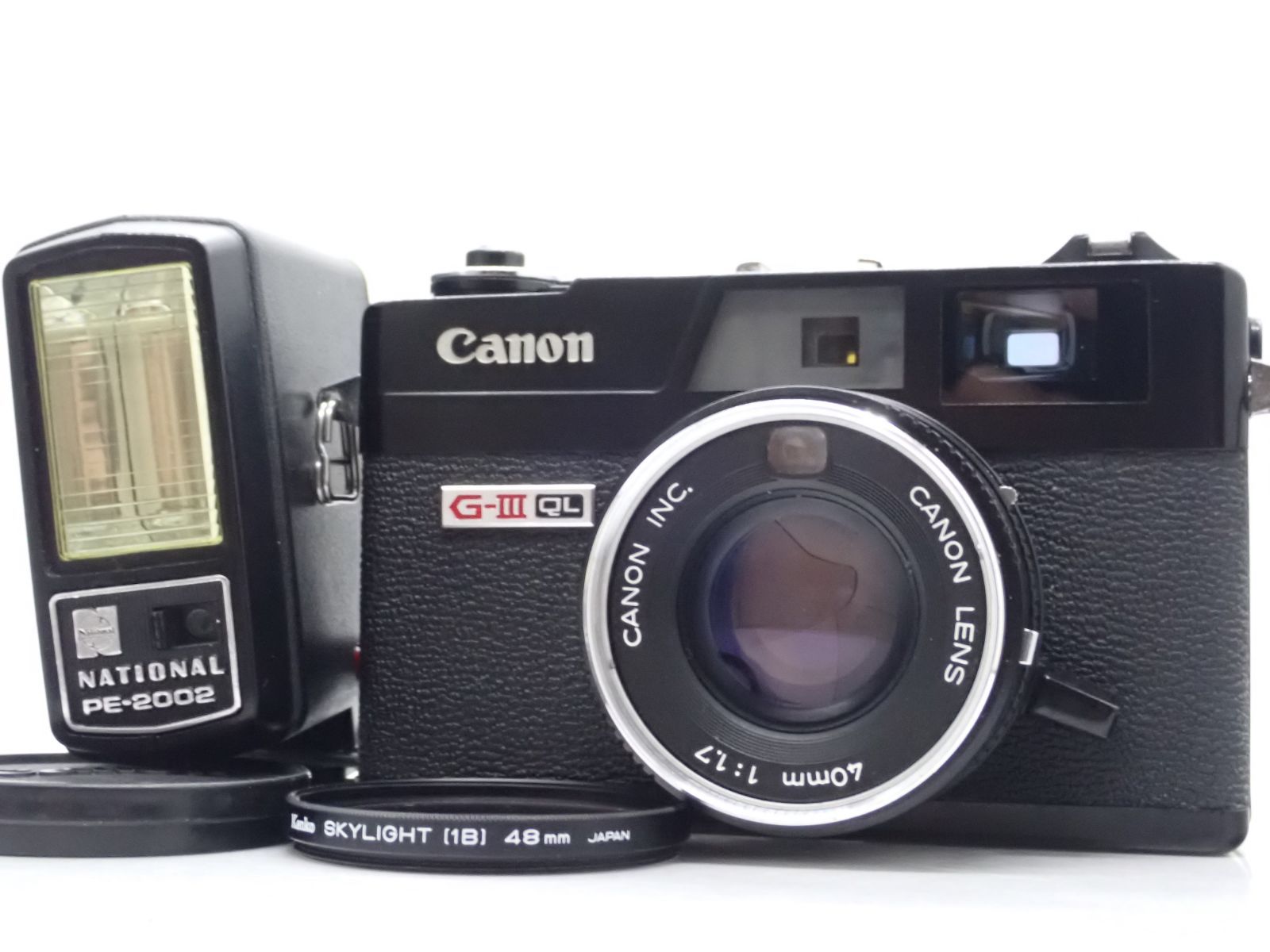 キャノン コンパクトカメラ Canonet QL17 GⅢ 外観綺麗 疑わしい