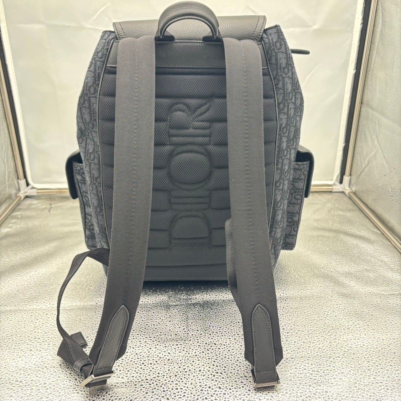 ディオール サドル オブリーク キャンバス バッグ SADDLE サドル オブリーク ハンドバッグ キャンバス レザー