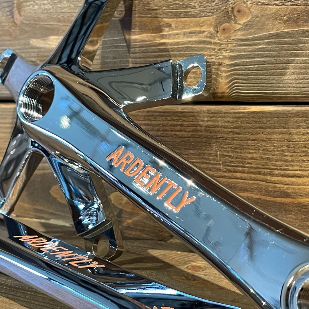 ardently bike ピスト用クランク シルバー 165㎜ 144PCD