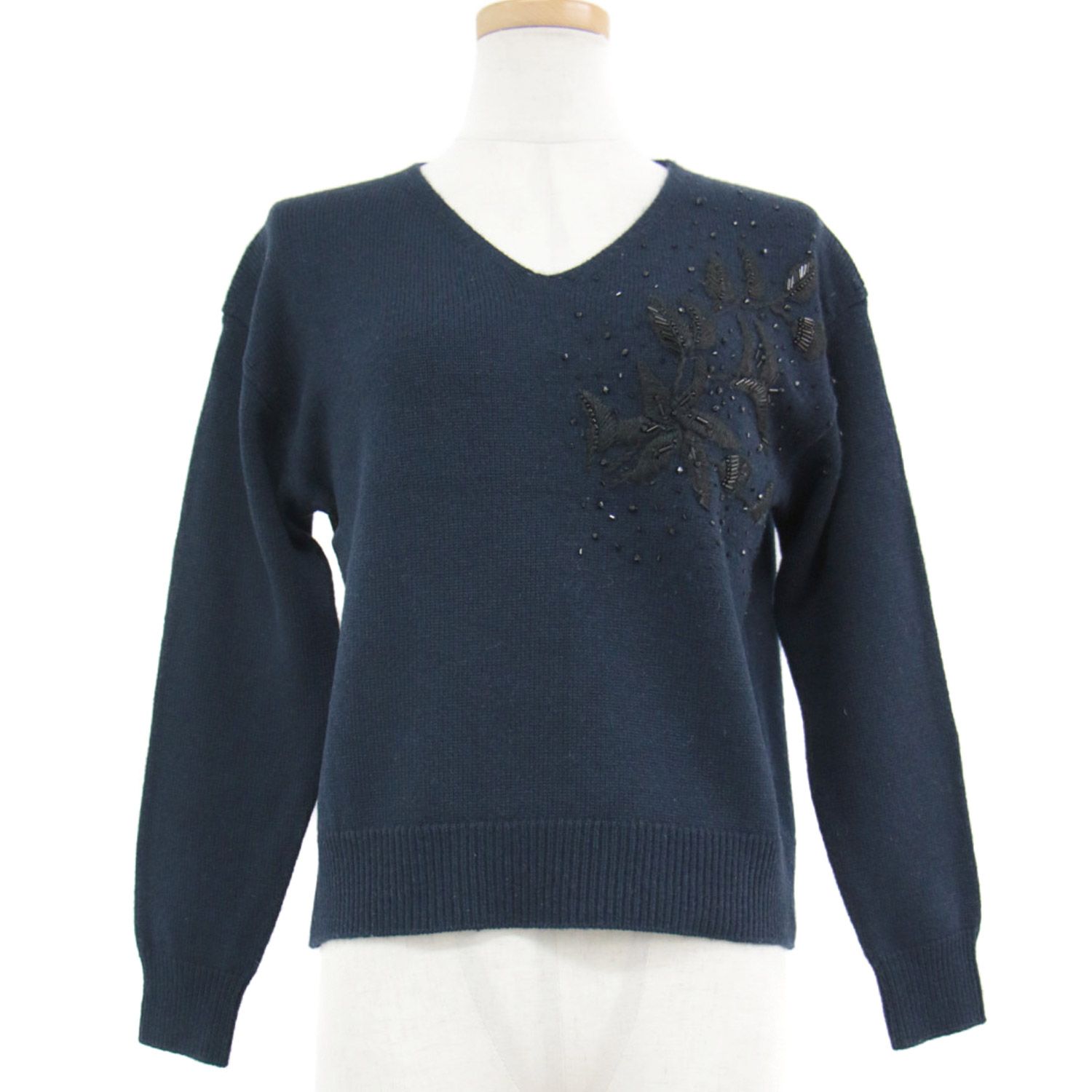 アナイ ANAYI ワンピース ニット 長袖 紺 ネイビー プリーツ ロング アナイ ANAYI ワンピース ニット 長袖 紺 ネイビー プリーツ ロング