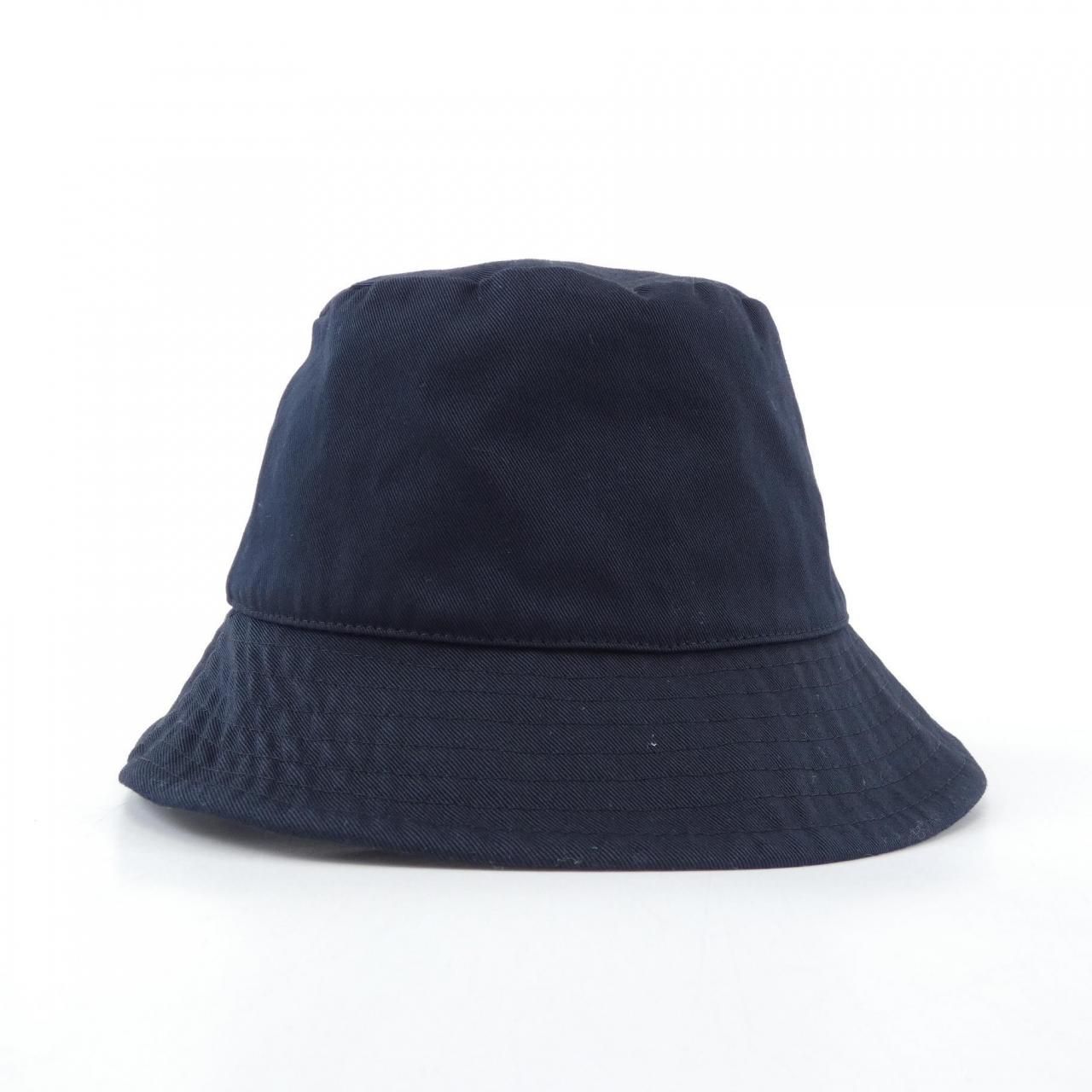 CELINE♦︎バケットハット S ギャバジンコットン ロゴ入りホワイト