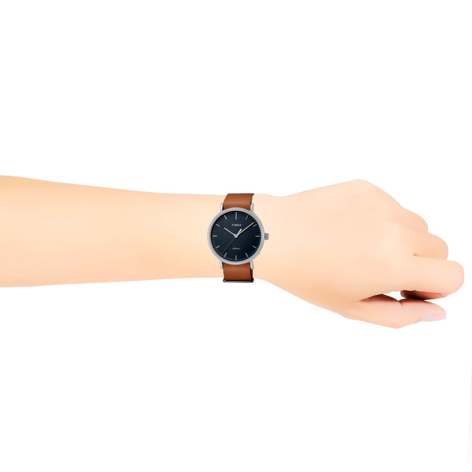 【色: ブルー/ブラウン】[タイメックス] 腕時計 ウィークエンダーフェアフィー