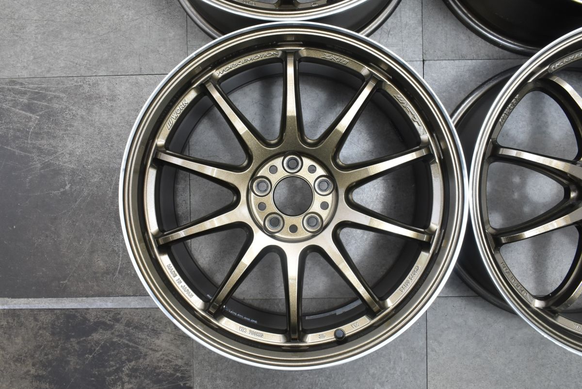 インプレッサ レガシィなどに】WORK エモーション ZR10 18in 8.5J +47 