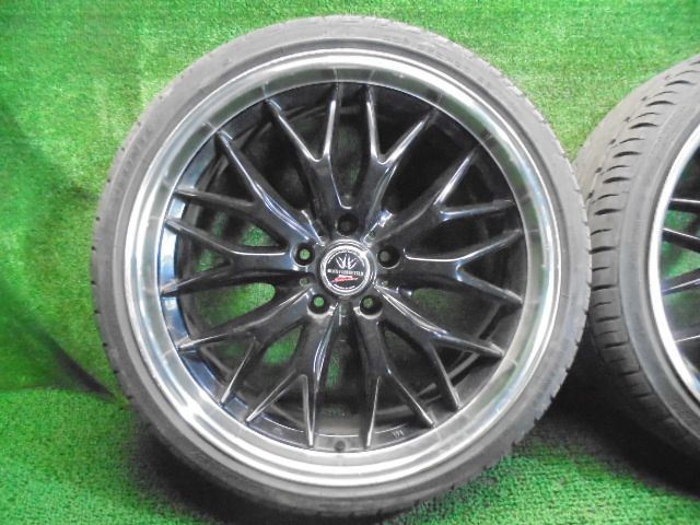 5FM504 D1 225 35ZR20 245 35ZR20 DELINTE THUNDER D7 夏タイヤ ロクサーニ アルミホイールセット V36 スカイライン