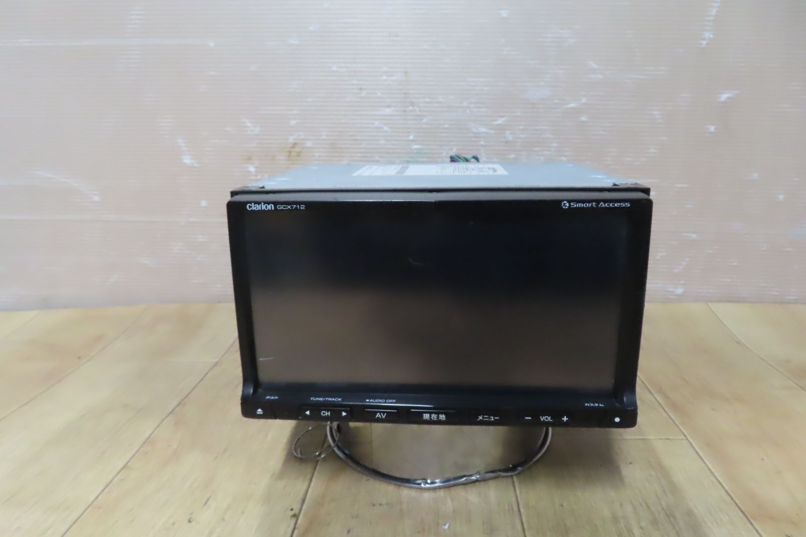 動作保証付☆A86/クラリオン GCX712 SDナビ 地デジフルセグ