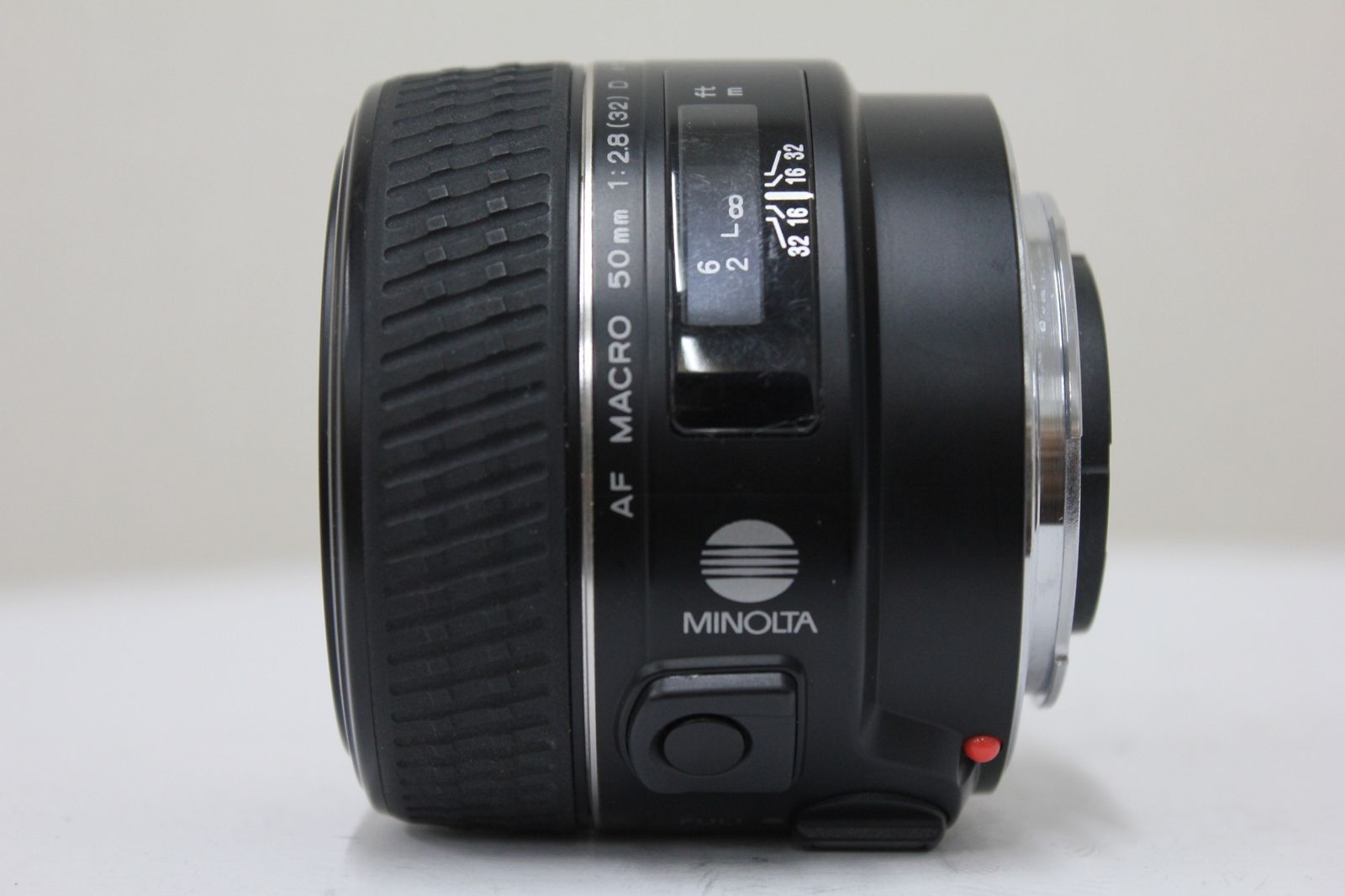 縁起の良い 訳あり品 ミノルタ Minolta AF MACRO 50mm F2.8 D 前後キャップ付き レンズ e3143